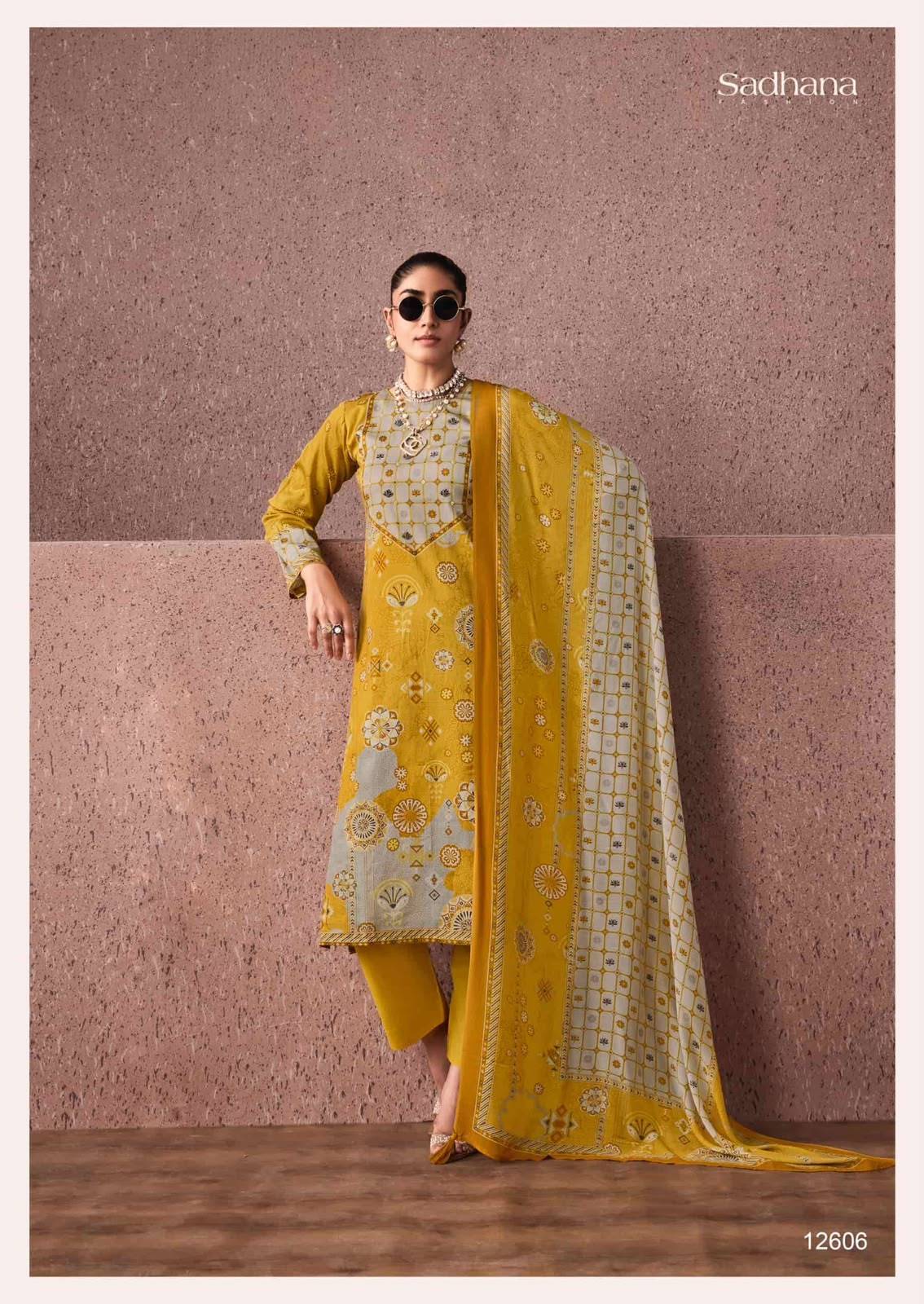 SIENA By SADHANA FASHION 12601 To 12606 Series Stylish Beautiful Colourful PURE JAAM COTTON Dresses At Wholesale Price